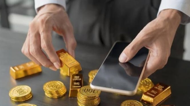 Ilustrasi investasi emas