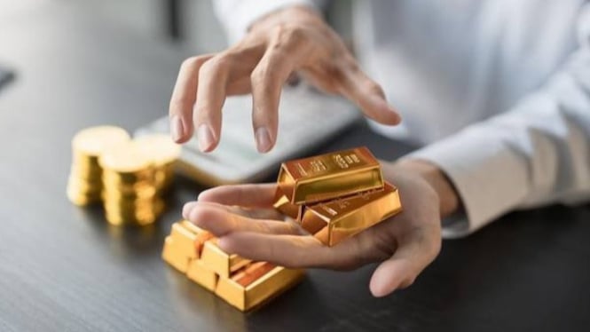 Ilustrasi investasi emas