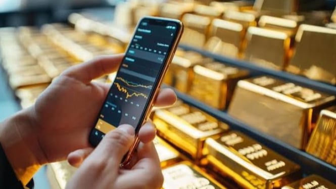 Ilustrasi investasi emas