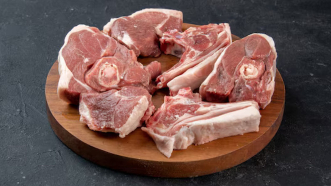 Ilustrasi daging kambing