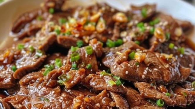 Daging Sapi Saus Teriyaki
