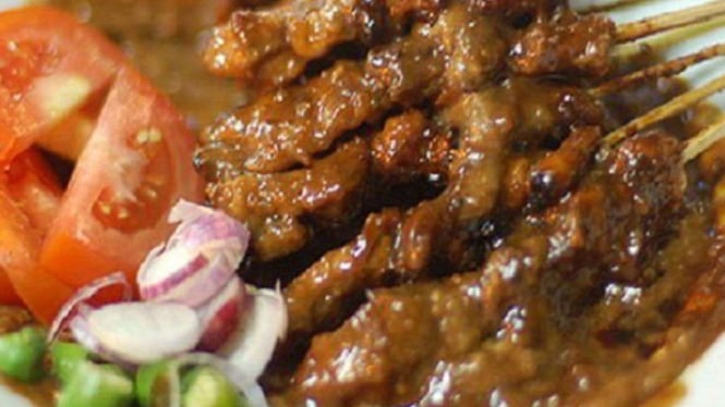 Ilustrasi sate kambing
