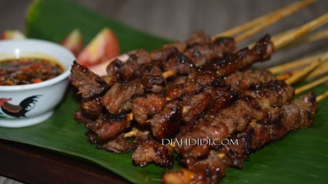 Ilustrasi Sate Maranggi