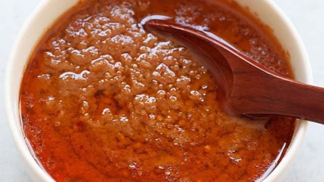Ilustrasi saus kacang