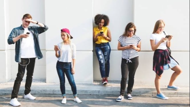 Ilustrasi Gen Z kerja