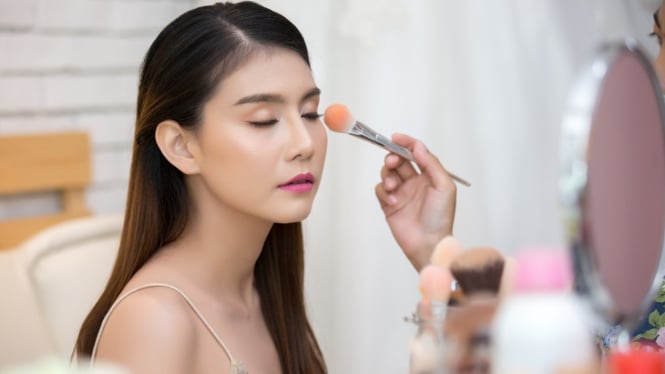 Ilustrasi korean makeup