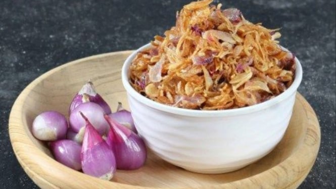 Ilustrasi bawang goreng