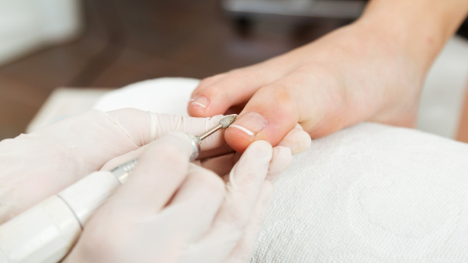 Ilustrasi pedicure