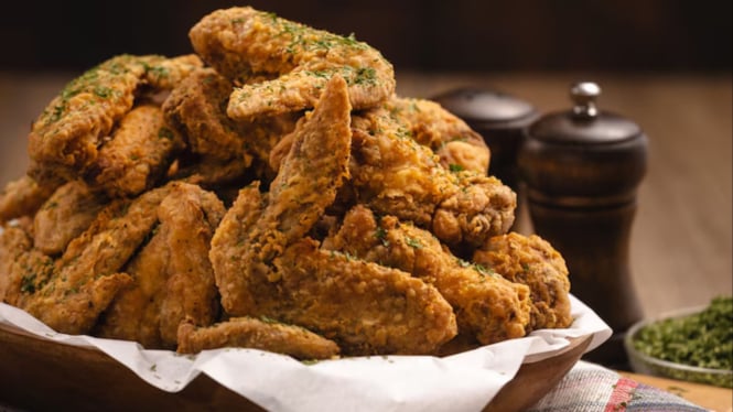 Ilustrasi Chicken Wings
