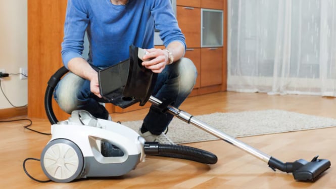 Ilustrasi Vacuum Cleaner