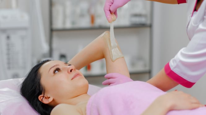 Ilustrasi waxing ketiak