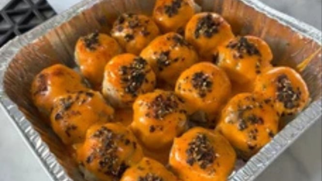 Ilustrasi dimsum mentai