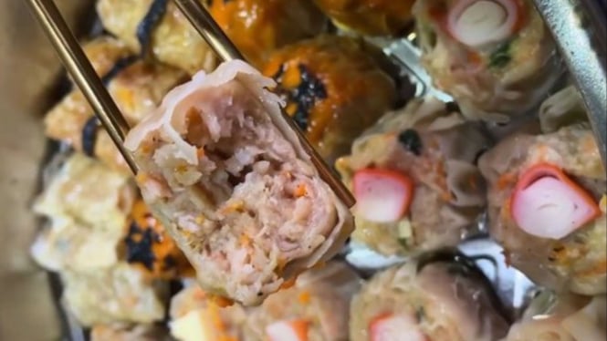 Ilustrasi dimsum udang