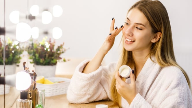 ilustrasi skincare routine