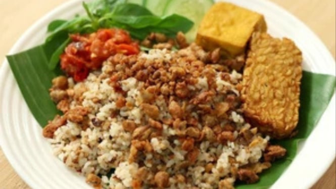 Ilustrasi nasi tutug oncom