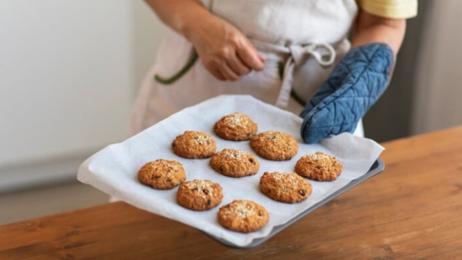 Ilustrasi oven cookies