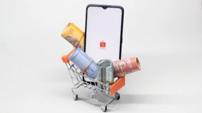 Ilustrasi cara dapat uang dari Shopee