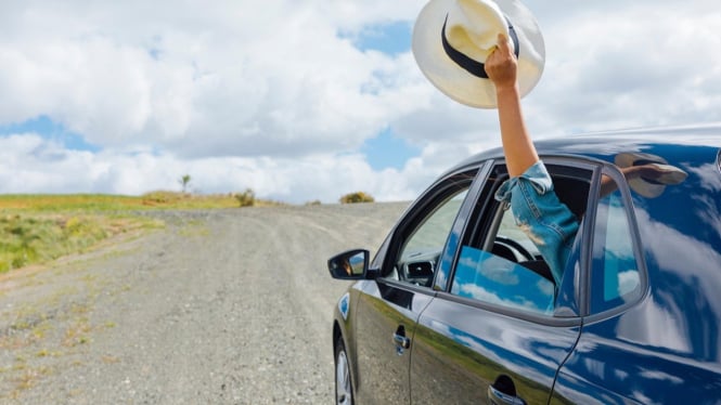Ilustrasi road trip
