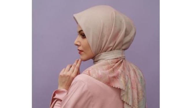 Hijab voal earth tone