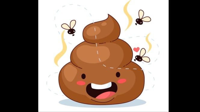Ilustrasi feses
