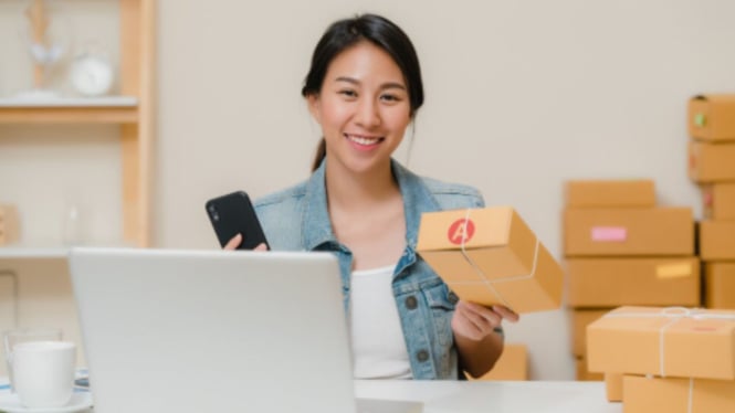 ilustrasi dropshipping