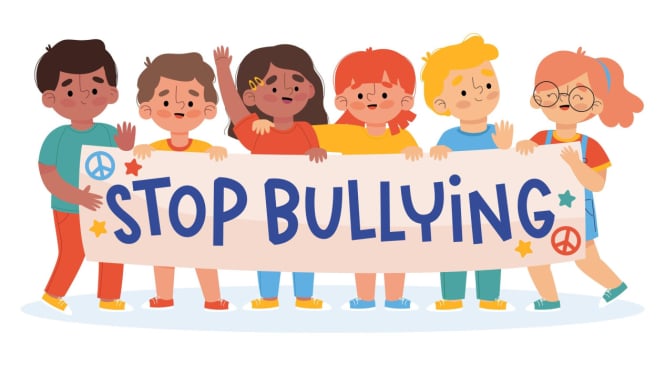 Ilustrasi stop bullying