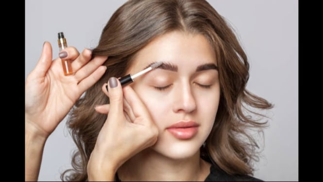 Ilustrasi eyebrow gel