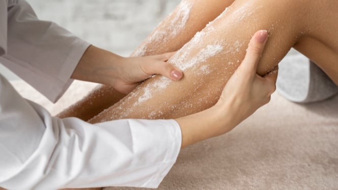 Ilustrasi body scrub