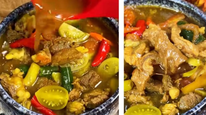 Resep garang asem daging sapi
