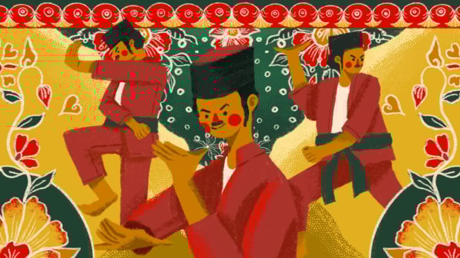 Ilustrasi gambar si pitung