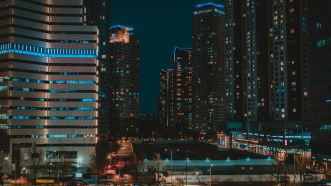 Ilustrasi city light