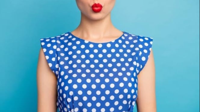 Ilustrasi polka dot