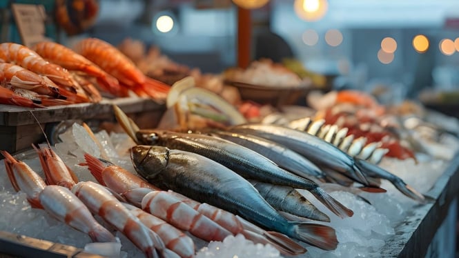 Ilustrasi seafood