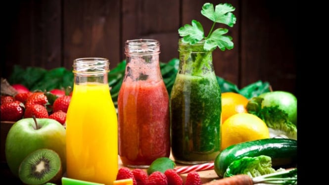 Ilustrasi jus detoks