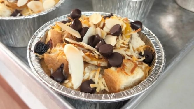 Ilustrasi Banana Bread Pudding