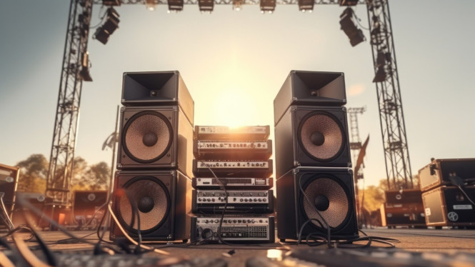 Ilustrasi sound system