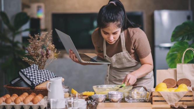 Ilustrasi trik masak cepat untuk ibu sibuk