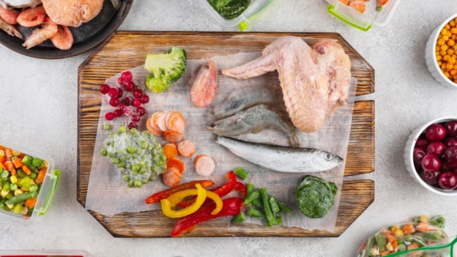 Ilustrasi frozen food