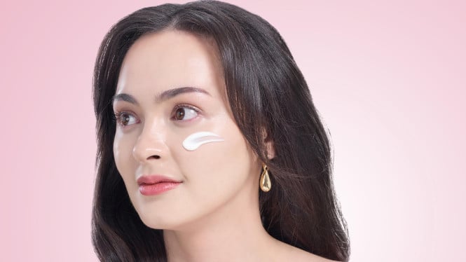 Ilustrasi kulit glowing