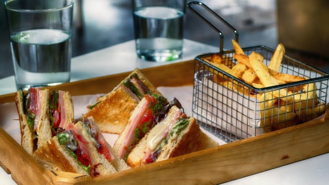 Ilustrasi sandwich