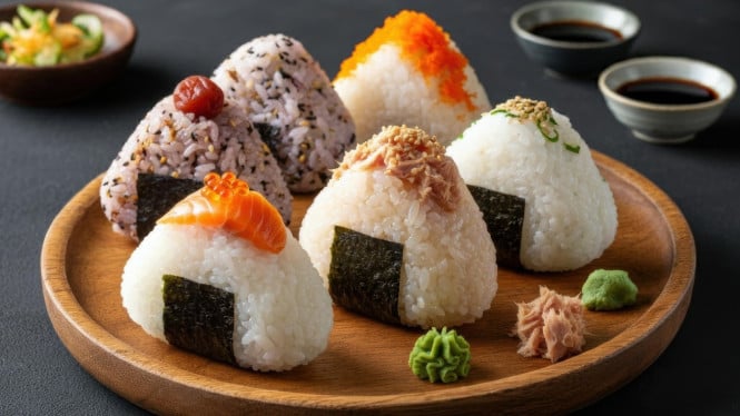 Ilustrasi onigiri