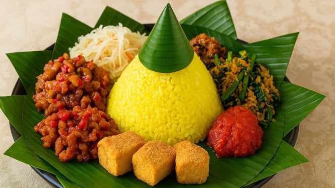 Ilustrasi Nasi Tumpeng