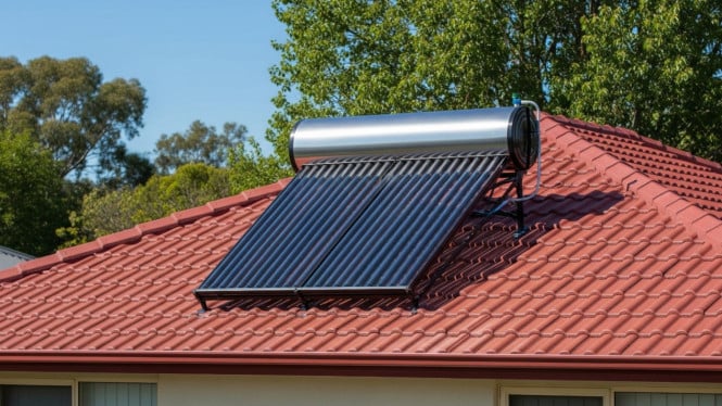 Ilustrasi solar water heater