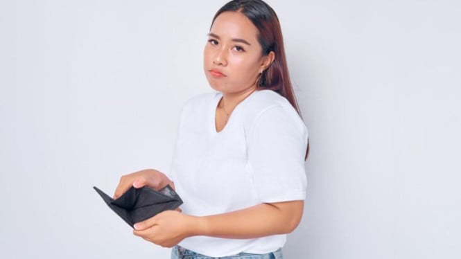 Ilustrasi Dompet Kosong
