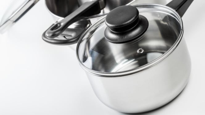 Ilustrasi panci stainless