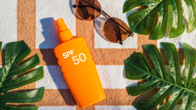 Ilustrasi sunscreen