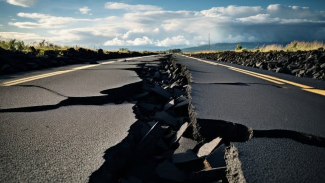 Ilustrasi gempa
