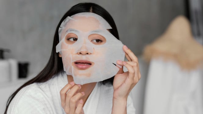 Ilustrasi sheet mask