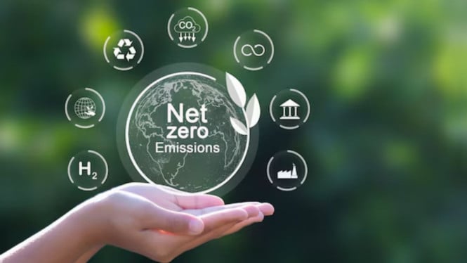 Ilustrasi Nol Emisi Karbon (Net Zero Emission)