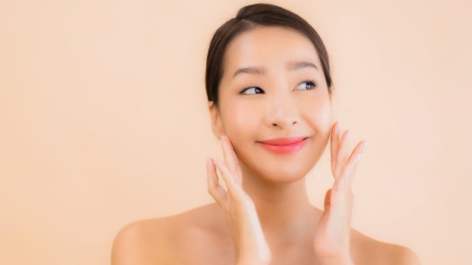 Ilustrasi kulit glowing
